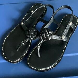 Brighton Aiden Sandals, Black, Size 7